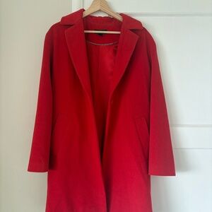 Red Halogen Maxi Coat